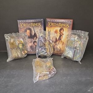 The Lord Of The Rings.Two Towers, Return Of The King +4 Unopened Burger King Toy